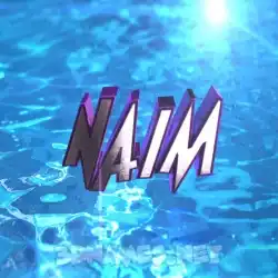 naim in Water 2015 style - 3D name wallpaper