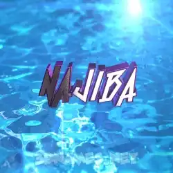 najiba in Water 2015 style - 3D name wallpaper