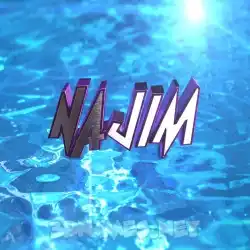 najim in Water 2015 style - 3D name wallpaper
