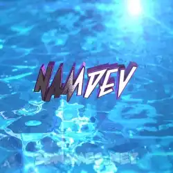 namdev in Water 2015 style - 3D name wallpaper