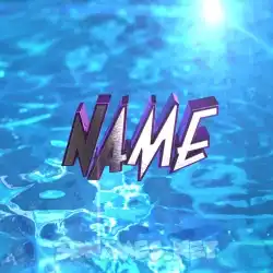 name in Water 2015 style - 3D name wallpaper