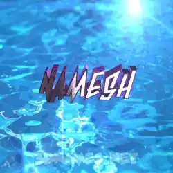 namesh in Water 2015 style - 3D name wallpaper