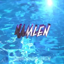 namlen in Water 2015 style - 3D name wallpaper
