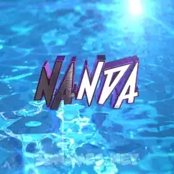 nanda in Water 2015 style - 3D name wallpaper