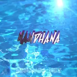 nandhana in Water 2015 style - 3D name wallpaper
