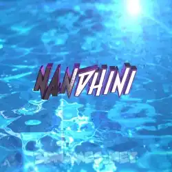 nandhini in Water 2015 style - 3D name wallpaper