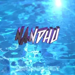 nandhu in Water 2015 style - 3D name wallpaper