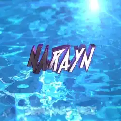 narayn in Water 2015 style - 3D name wallpaper