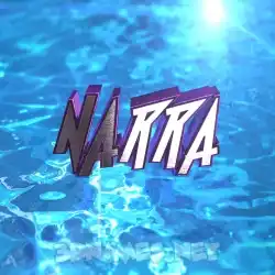 narra in Water 2015 style - 3D name wallpaper
