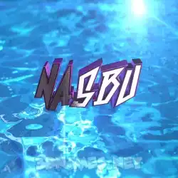 nasbu in Water 2015 style - 3D name wallpaper