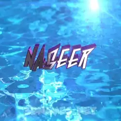 naseer in Water 2015 style - 3D name wallpaper