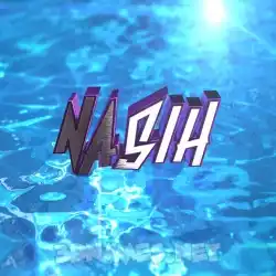 nasih in Water 2015 style - 3D name wallpaper