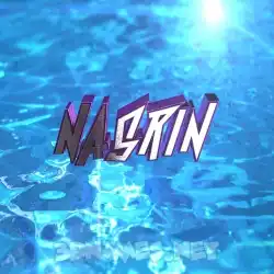nasrin in Water 2015 style - 3D name wallpaper