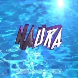 naura in Water 2015 style - 3D name wallpaper