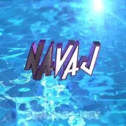 navaj in Water 2015 style - 3D name wallpaper