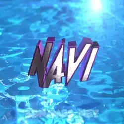 navi in Water 2015 style - 3D name wallpaper