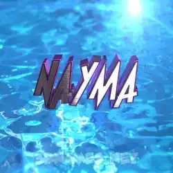 nayma in Water 2015 style - 3D name wallpaper