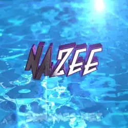 nazee in Water 2015 style - 3D name wallpaper