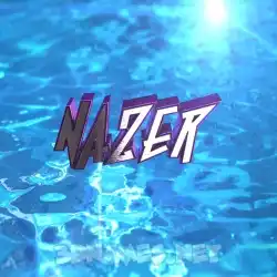 nazer in Water 2015 style - 3D name wallpaper