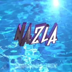 nazla in Water 2015 style - 3D name wallpaper