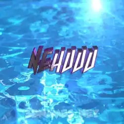 nehuuu in Water 2015 style - 3D name wallpaper