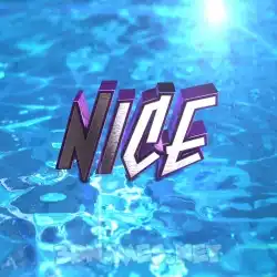 nice in Water 2015 style - 3D name wallpaper