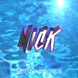 nick in Water 2015 style - 3D name wallpaper