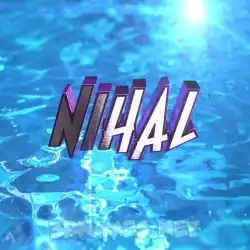 nihal in Water 2015 style - 3D name wallpaper