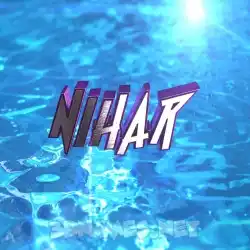 nihar in Water 2015 style - 3D name wallpaper