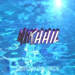 nikhhil in Water 2015 style - 3D name wallpaper