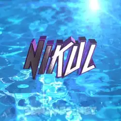 nikul in Water 2015 style - 3D name wallpaper