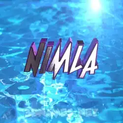 nimla in Water 2015 style - 3D name wallpaper
