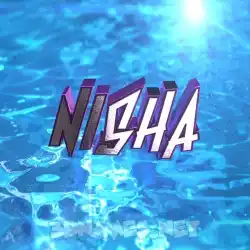 nisha in Water 2015 style - 3D name wallpaper