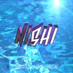 nishi in Water 2015 style - 3D name wallpaper