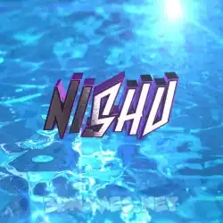 nishu in Water 2015 style - 3D name wallpaper