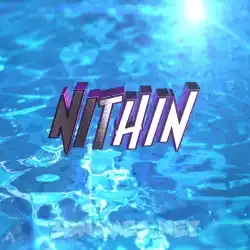 nithin in Water 2015 style - 3D name wallpaper