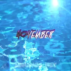 november in Water 2015 style - 3D name wallpaper