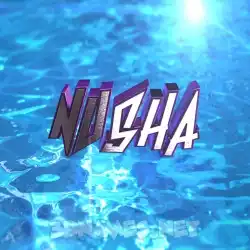 nusha in Water 2015 style - 3D name wallpaper