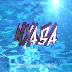 nyasa in Water 2015 style - 3D name wallpaper