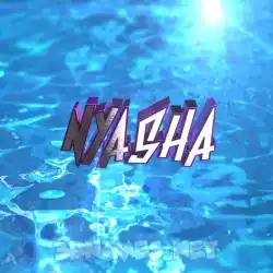 nyasha in Water 2015 style - 3D name wallpaper