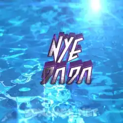 nye 2020 in Water 2015 style - 3D name wallpaper