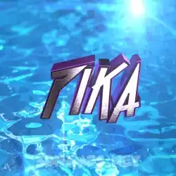 pika in Water 2015 style - 3D name wallpaper