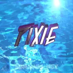 pixie in Water 2015 style - 3D name wallpaper
