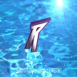 r in Water 2015 style - 3D name wallpaper