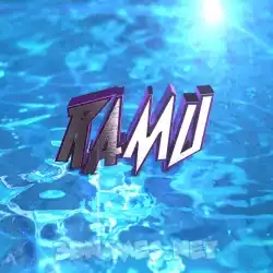 ramu in Water 2015 style - 3D name wallpaper