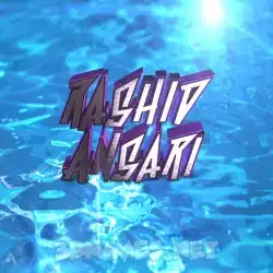 rashid ansari in Water 2015 style - 3D name wallpaper