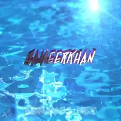 sameerkhan in Water 2015 style - 3D name wallpaper