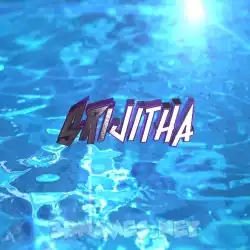 srijitha in Water 2015 style - 3D name wallpaper