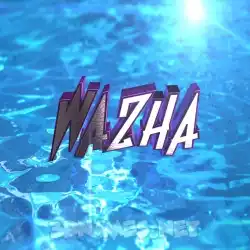 wazha in Water 2015 style - 3D name wallpaper