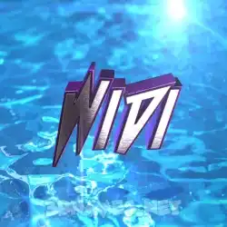 widi in Water 2015 style - 3D name wallpaper